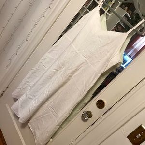$20 or 2/$20 GAP textured white cotton sundress fully lined summer nap dress XL